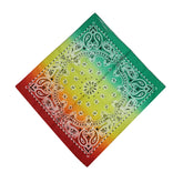 Combine Color Paisley Printed Bandannas in Bulk